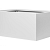 Bloembak vlak- Wit 60X90X40 Bloembakken