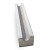 fietsgoot 100x20x20 grijs en zwart Meubels
