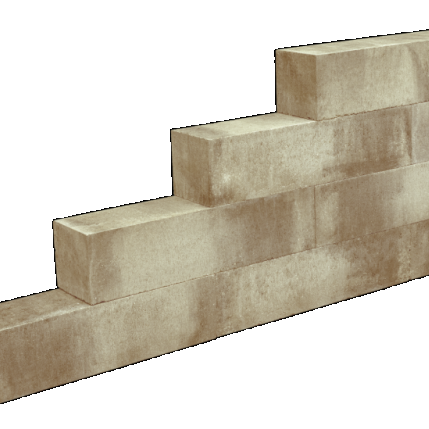Linea Block Beige *Kp* 15X15X60 (5) Stapelblokken
