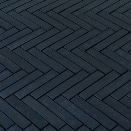 Carbona Zwart 5X25,8X6 Strak Gebakken klinkers