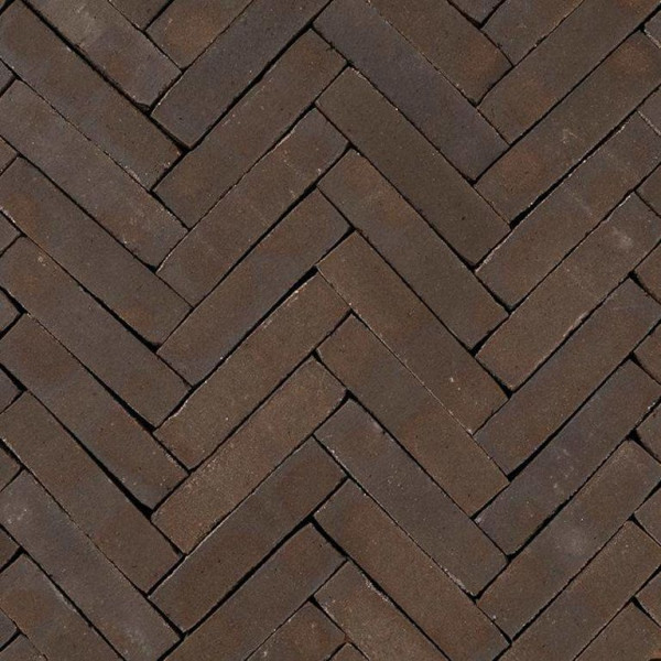 UWF60 Nostalgie WS Designa Zwart bruin onbezand 5x20x6 Waalformaat Ongetrommeld Gebakken klinkers