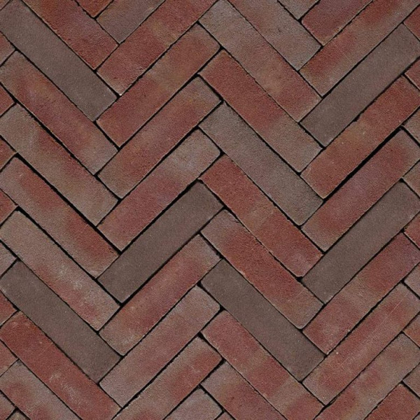 UWF60 Ruston Designa Paars rood bezand 5x20x6 Waalformaat Ongetrommeld Gebakken klinkers