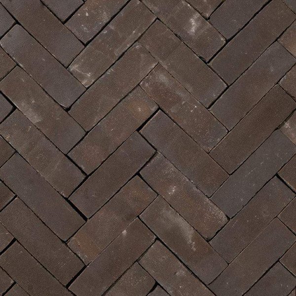 UDF60 Nostalgie WS Designa Zwart bruin onbezand 6,5x20x6 Dikformaat Ongetrommeld Gebakken klinkers