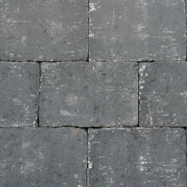 Abbeystones Nero met deklaag 20x30x6 Stenen en klinkers