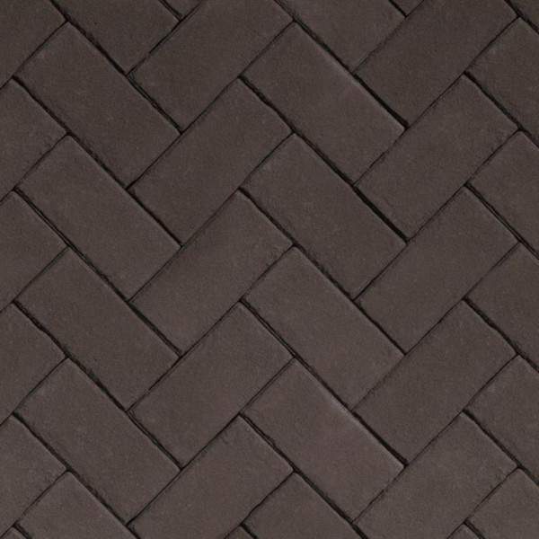 KK70 Nero Designa Zwart bezand Keiformaat 10x20x7 Ongetrommeld Gebakken klinkers