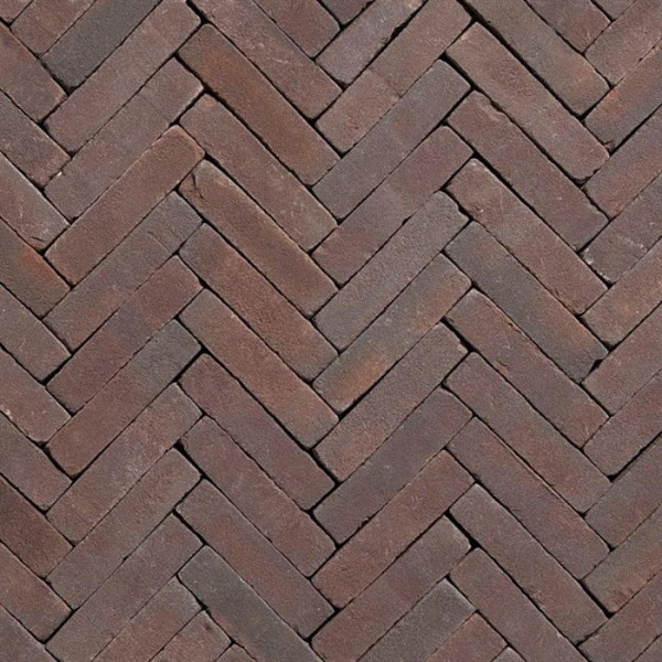 UWF60 Norton Natura Paars blauw bezand Waalformaat 5x20x6 Getrommeld Gebakken klinkers