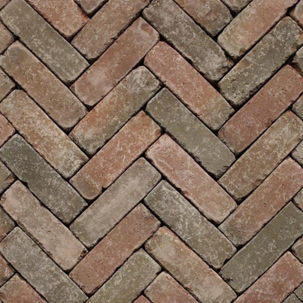 UDF60 Novoton WS Classica Rood bruin onbezand Dikformaat 6,5x20x6 Getrommeld Gebakken klinkers