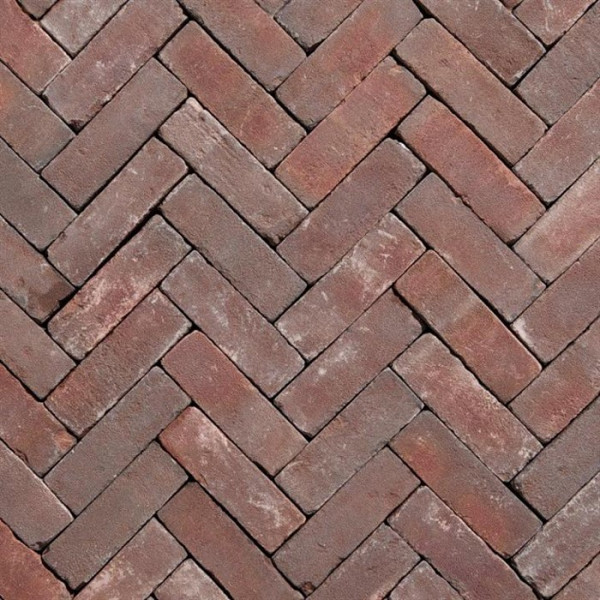 UDF60 Ruston Natura Paars rood bezand Dikformaat 6,5x20x6 Getrommeld Gebakken klinkers