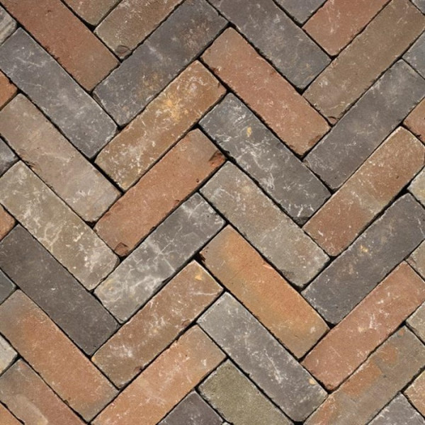 UDF60 Zenneton WS Classica Mix Dikformaat 6,5x20x6 Getrommeld Gebakken klinkers