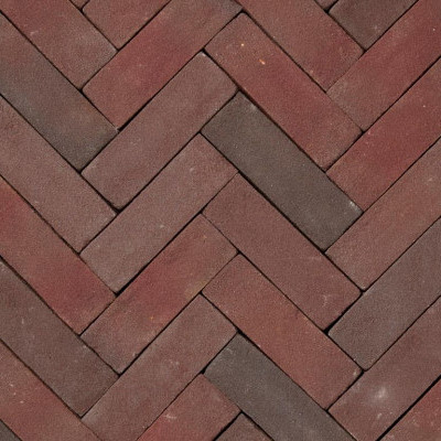 UDF60 Ruston Designa Paars rood bezand 6,5x20x6 Dikformaat Ongetrommeld Gebakken klinkers