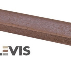 Oud Hollandse opsluiting Roodbruin 5x20x100 Gewapend Oud Hollandse tegels 