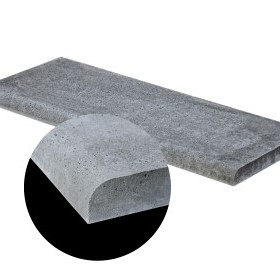Oud Hollandse zwembadrand Grijs 40x100x5 Oud Hollandse tegels 