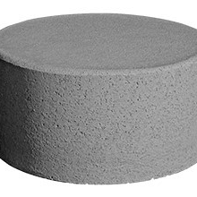 Oud Hollands zitelement Grijs 60x60x40 Rond Meubels