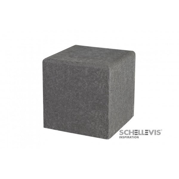 Oud Hollands zitelement Carbon 50x50x50 Vierkant Oud Hollandse tegels 