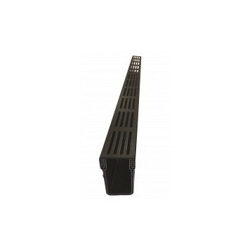 SlimLine 100 Vervangingsrooster zwart aluminium Goten
