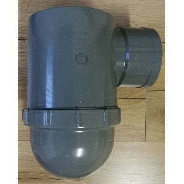 Riool sifon 27 110mm PVC gebruik in combi. Met Hexa onderuitloop Goten