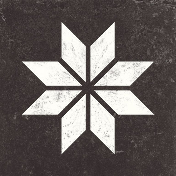 Solostone Decoren Belgian Stone Star White 70x70x3,2 Keramische tegels