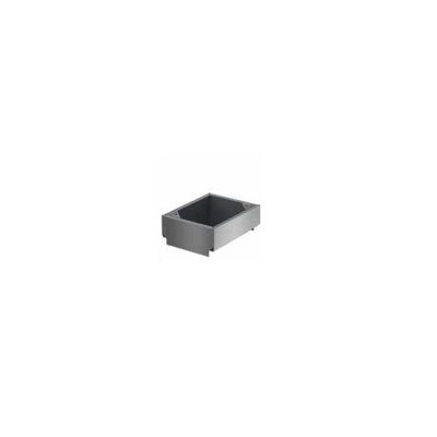 Slotline 40mm opzet-/inspectie element RVS 100x7,8 Tbv. Hexaline 2.0 en Euroline Goten