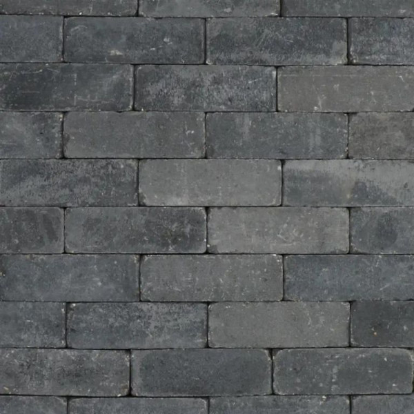 Metro Trommelsteen dikformaten Antraciet 7x21x7 Beton klinkers