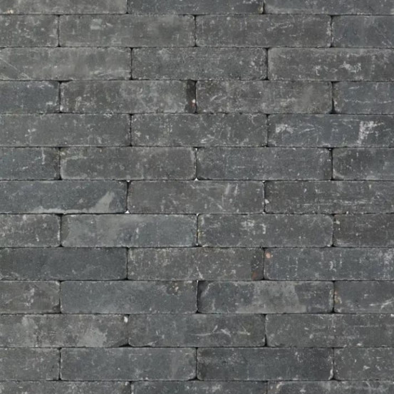 Metro Trommelsteen waalformaten Antraciet 5x20x7 Beton klinkers