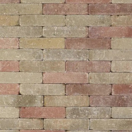 Metro Trommelsteen 20x5x7 terrageel Beton klinkers