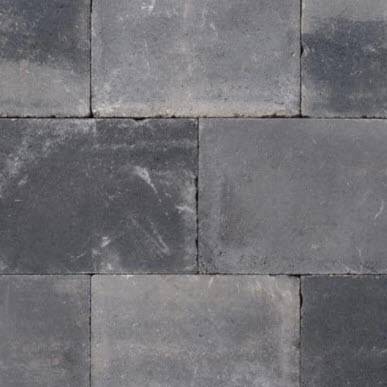 Abbeystones Grijs/Zwart met deklaag 30x40x6 Stenen en klinkers