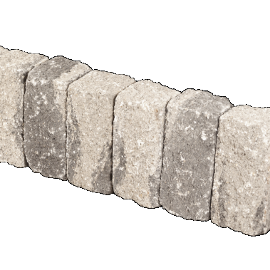 Palissade-stapelblok splitton Matterhorn 12x12x25 Gekloofd/getrommeld Stapelblokken