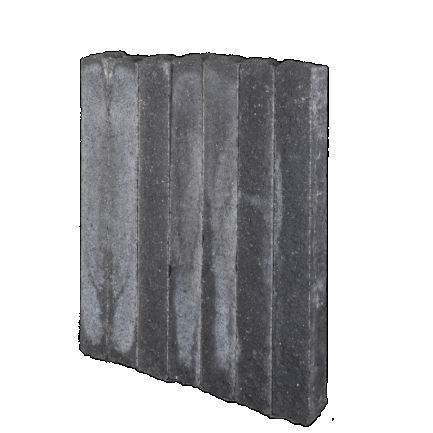 Palissade-stapelblok splitton Mount Everest 12x12x100 Gekloofd/ongetrommeld Stapelblokken