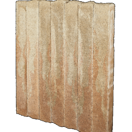 Palissade-stapelblok splitton Mont Blanc 12x12x100 Gekloofd/ongetrommeld Stapelblokken