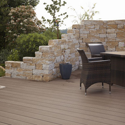 Combiwall Splitton Mont Blanc 20x30x15 Getrommeld,4 zijden gekloofd muurelement Stapelblokken