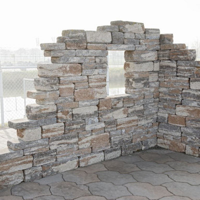 Ruine Combiwall Splitton compleet Kilimanjaro Ruine compleet met bouwplan Stapelblokken