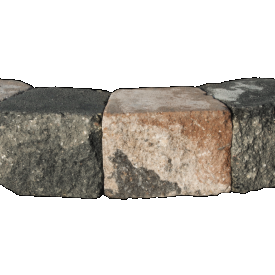 Combiwall Splitton Kilimanjaro 15/22x20x15 Getrommeld stapelbaar muurblokje in trapeziumvorm Stapelblokken