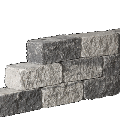 Combiwall Splitton Uno Matterhorn 15x30x12 Getrommeld,4 zijden gekloofd muurelement Stapelblokken