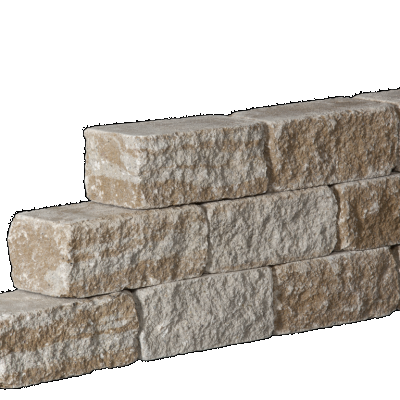 Combiwall Splitton Uno Sierra Nevada 15x30x12 Getrommeld,4 zijden gekloofd muurelement Stapelblokken