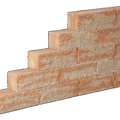 Combiwall Splitton Duo Mont Blanc 10x30x10 Aan 1 zijde gekloofd muurelement Stapelblokken