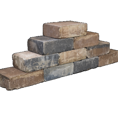 Tumbelwall getrommeld Kilimanjaro 20x30x10 Getrommeld muurelement Stapelblokken