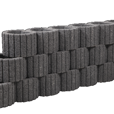 Beplantbare resupor elementen Zwart 20x30x20 Cirkelflor mini Bloembakken
