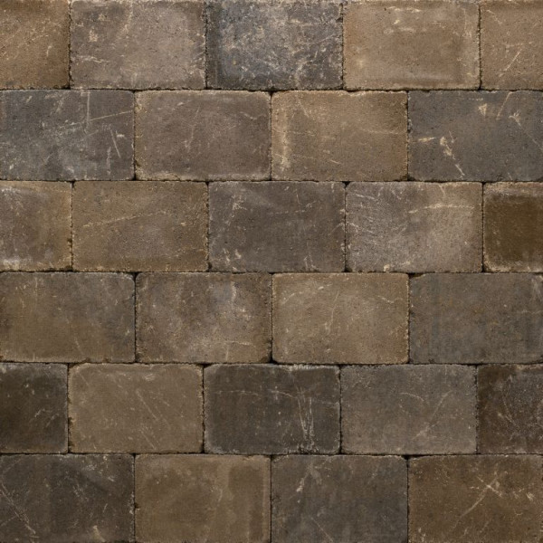 Tumbelton Extra Walnut 20x30x6 Getrommeld Betonklinkers