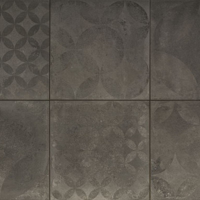 Cerasun Concrete Decor Graphite 60x60x4 Keramische tegels