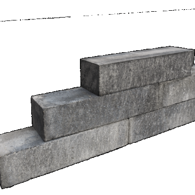 Blockstone small Gothic 12x12x60 Gehamerd muurelement Stapelblokken