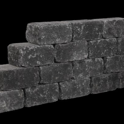 Combiwall Splitton Mount Everest 20x40x7,5 Getrommeld,4 zijden gekloofd muurelement Stapelblokken