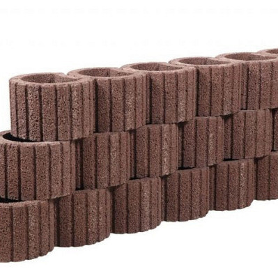 Beplantbare resupor elementen Bruin/rood 38x48x30 Cirkelflor groot Bloembakken