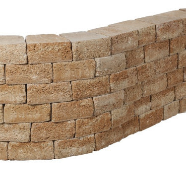 Combiwall Splitton Mont Blanc 15/22x20x15 Getrommeld stapelbaar muurblokje in trapeziumvorm Stapelblokken