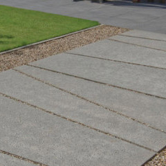 Oud Hollandse trapezium tegel, zonder facet Antraciet 120x60/30x8 Gewapend Oud Hollandse tegels 