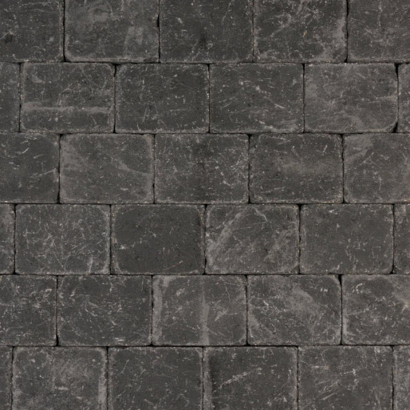 Metro Trommelsteen 15x20x6 antraciet Beton klinkers