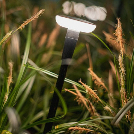 Solitary Mini sway light head pearl grey Staande buitenverlichting