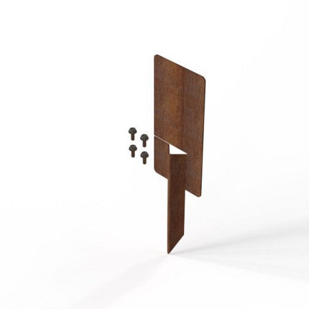 Koppelspies-16,5 Corten Borderrand cortenstaal 