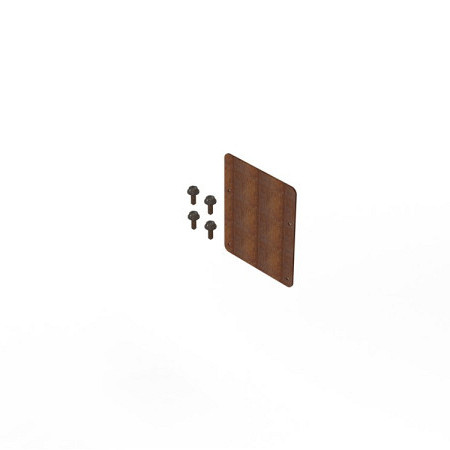 Koppelplaat-10 Corten Borderrand cortenstaal 