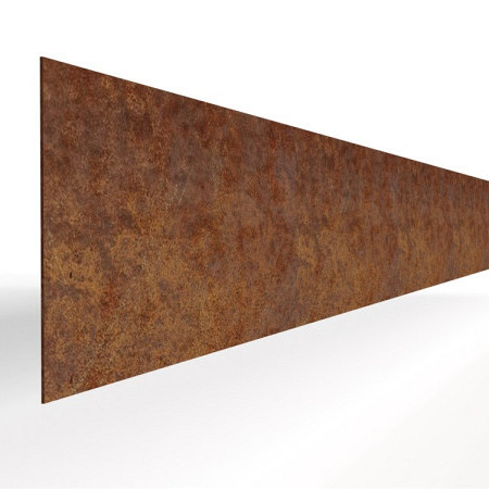 Kantopsluiting Stroke Corten 300x16,5 Borderrand cortenstaal 