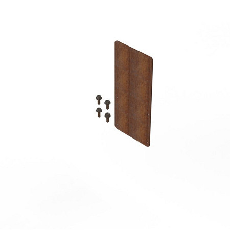 Koppelplaat-16,5 Corten Borderrand cortenstaal 